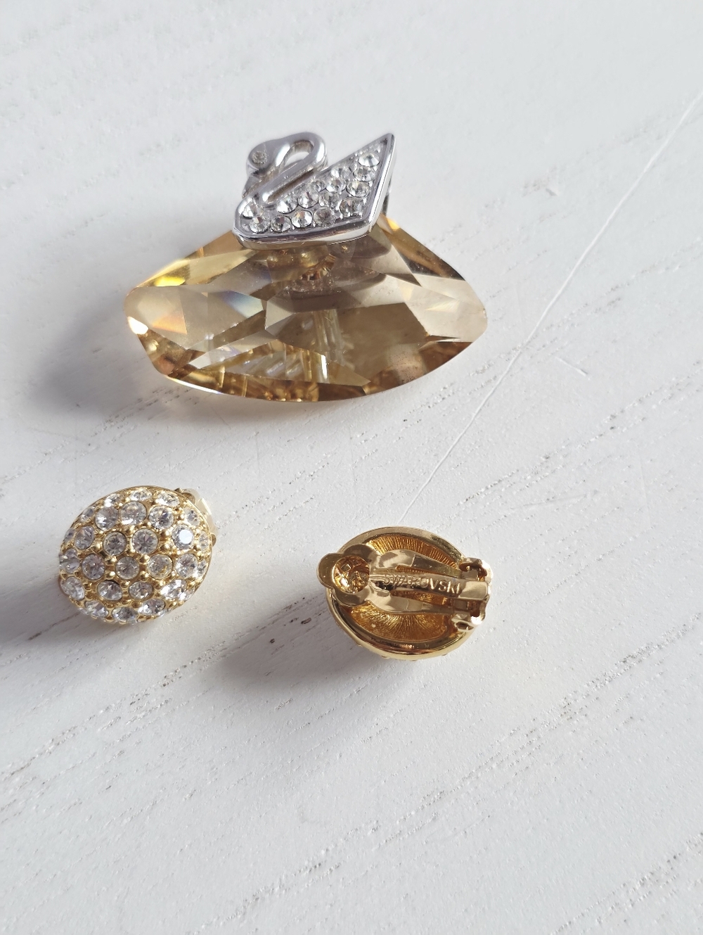 Swarovski Earrings And Pendant - Picture 4 of 6